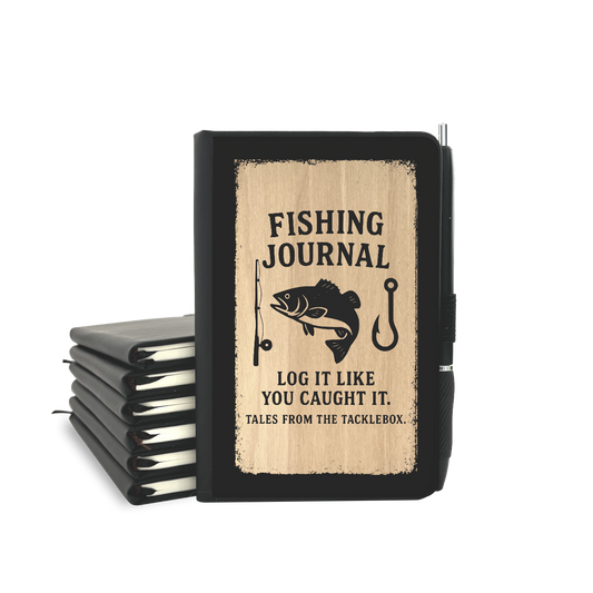 Fishing Journal - Wood Cover