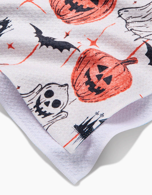 Geometry - Halloween Is Here Tea Towel