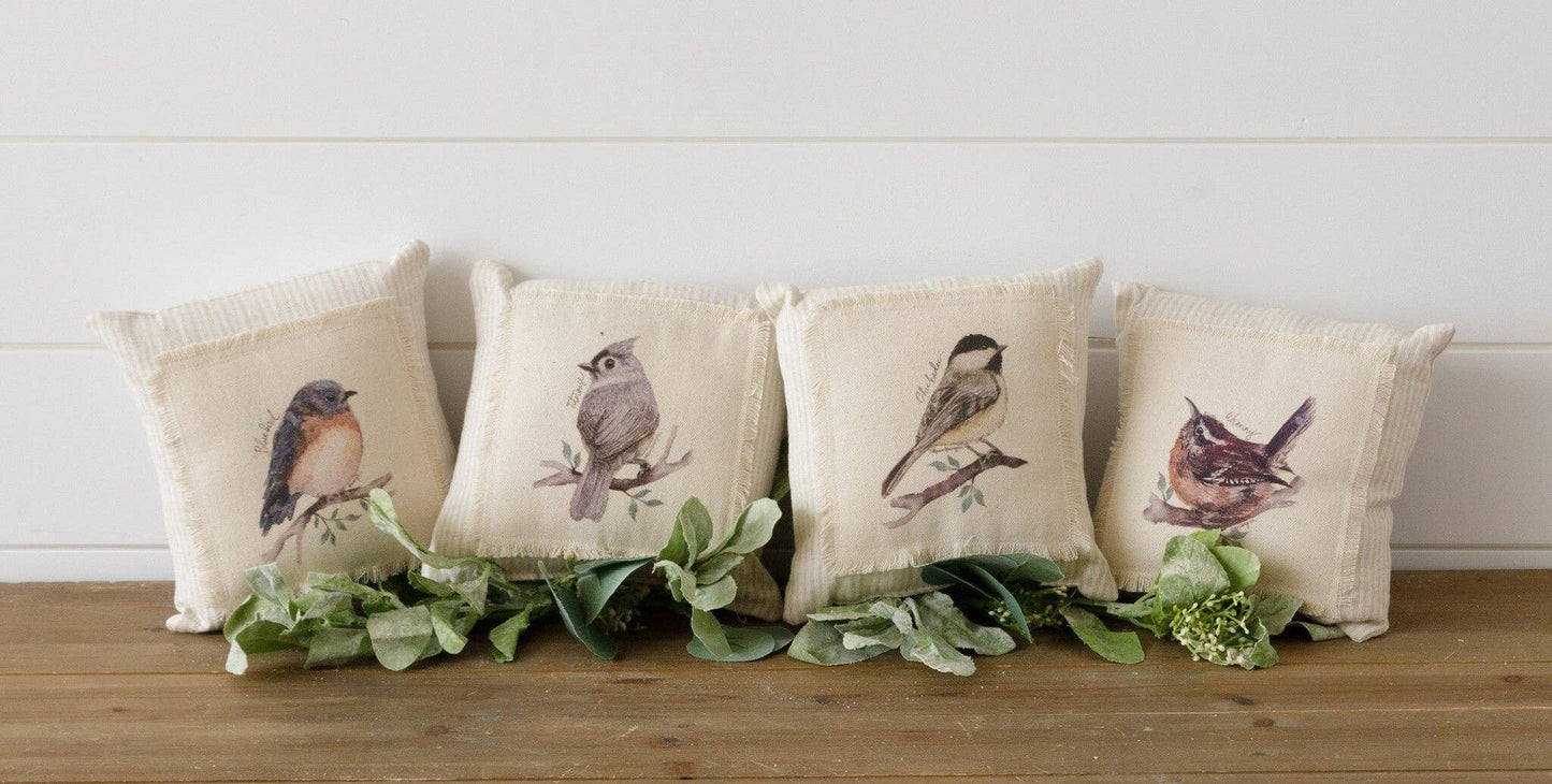 Mini Pillows - Birds On Branch -assorted-sold separately
