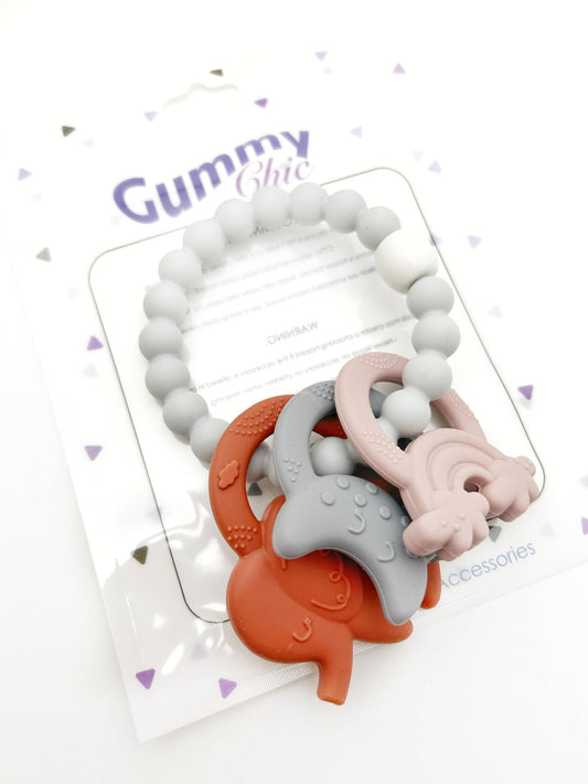 Silicone Teething Ring Bracelet.