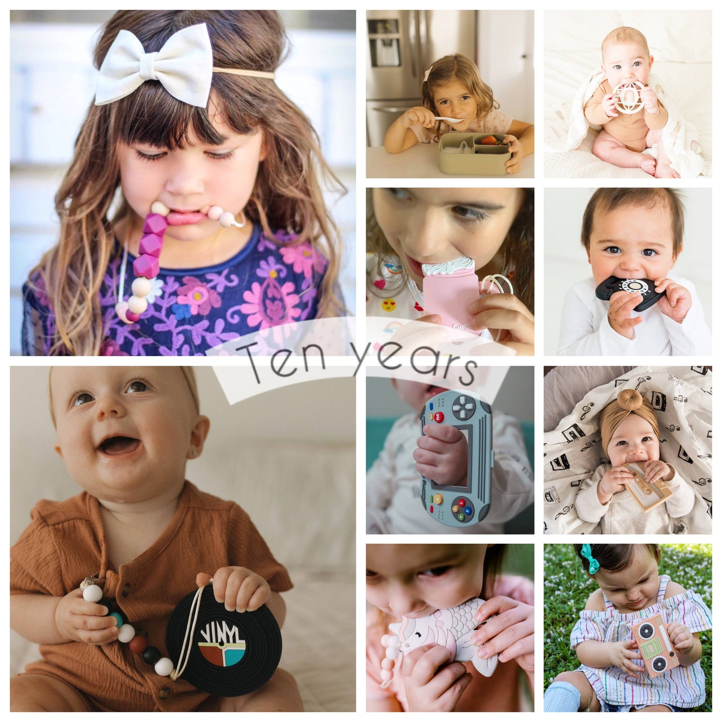 Vintage-inspired Paris Tower Teether