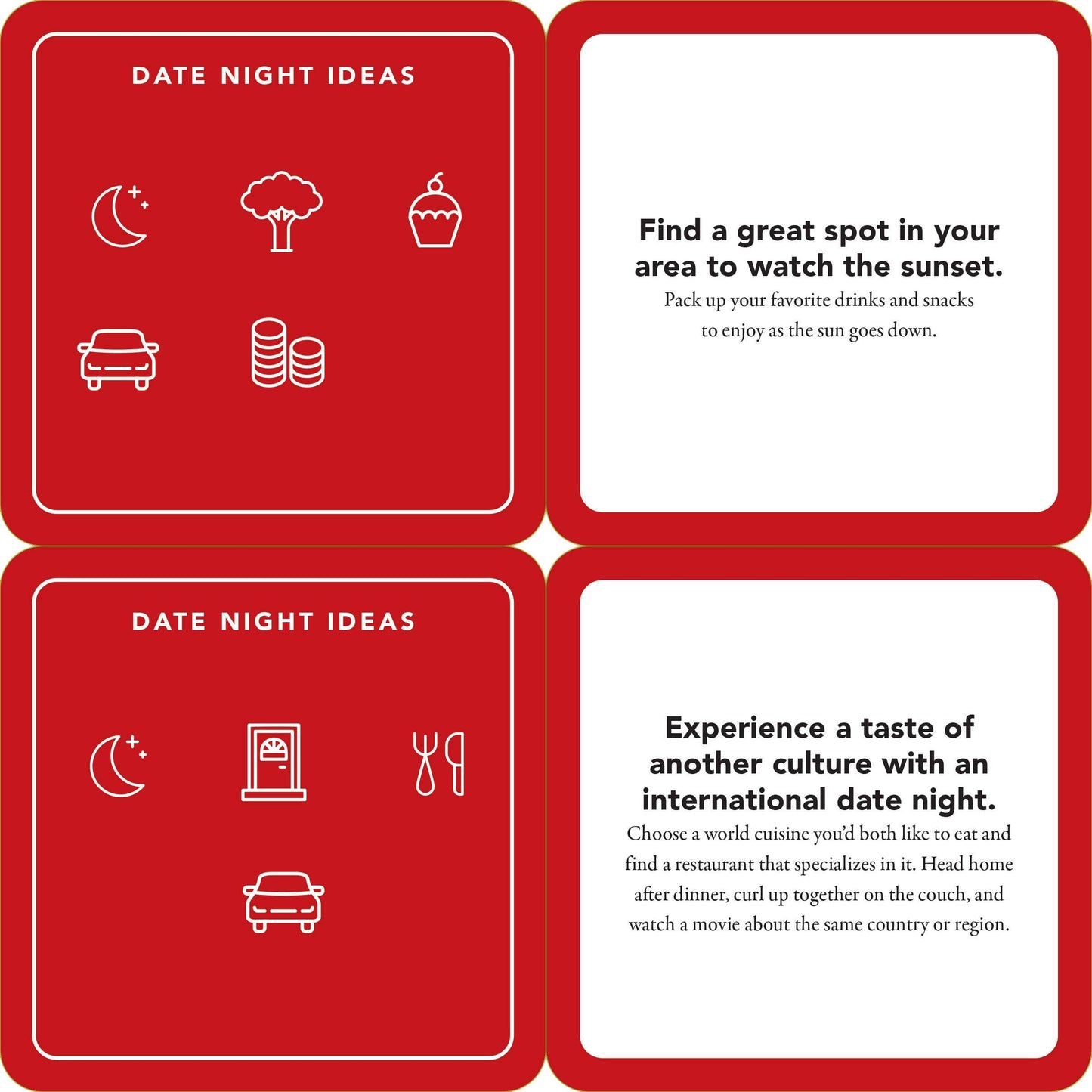 Couple's Date Night Scratch-Off Cards