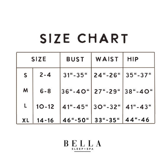 Bella Sleep + Spa - Long Sleeve PJ Set - White Rings