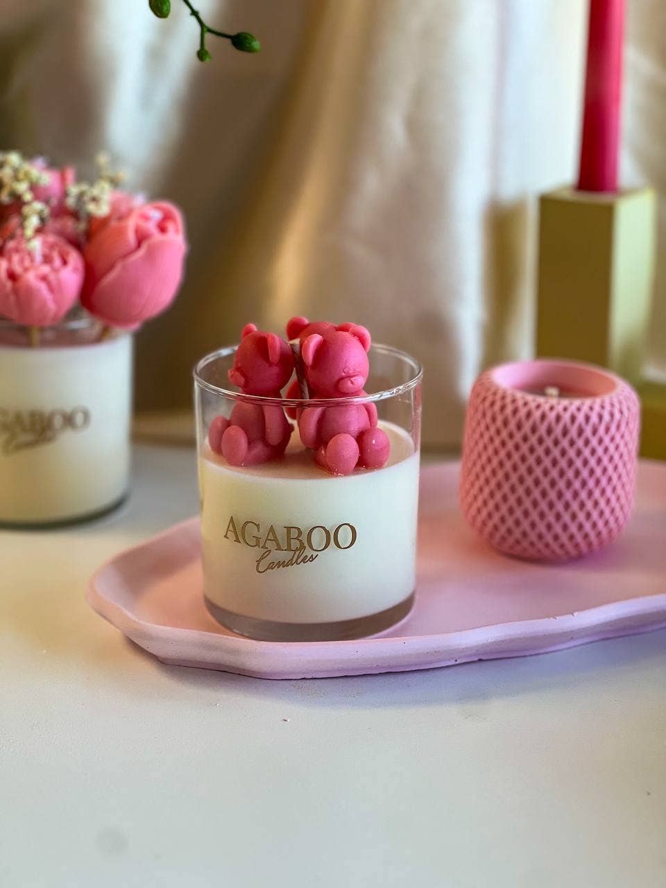 Baby Shower Candle 9oz 3.5x3 1/4in - Container