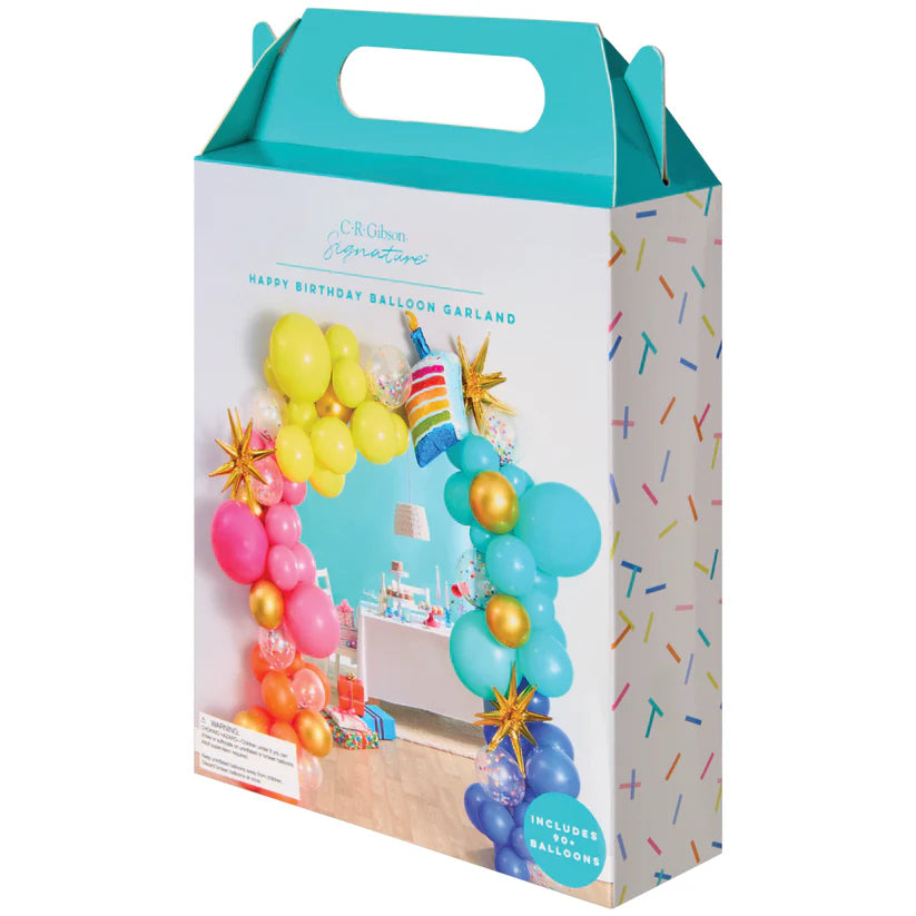 Happy Birthday Deluxe Balloon Garland
