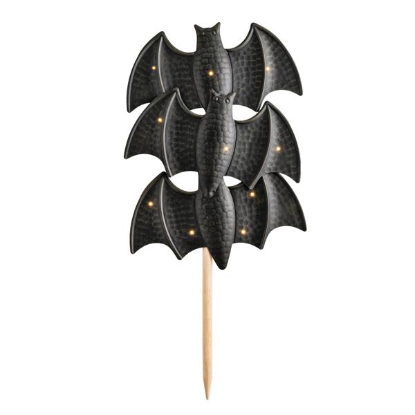 Bats Light Up Yard Stake