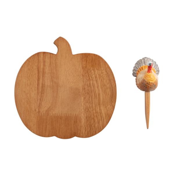 TURKEY PUMPKIN BOARD SET