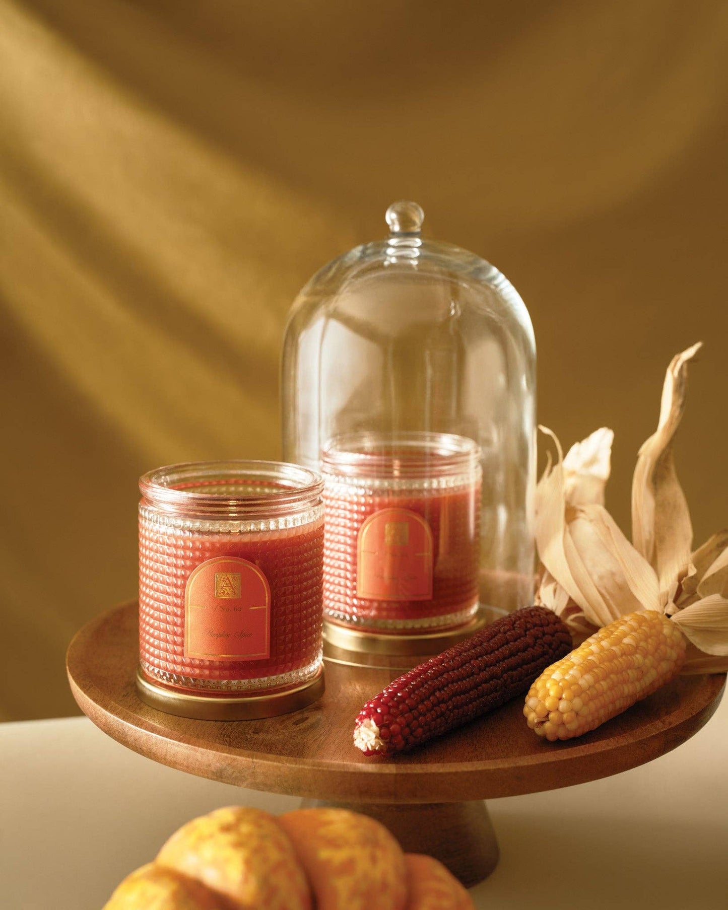 Pumpkin Spice - Textured Glass Candle