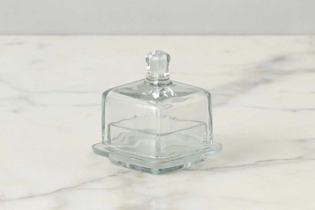 Bistro Glass Jam Jar, Square