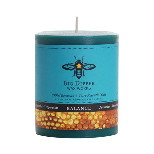 Beeswax Pillar Candle – Aromatherapy