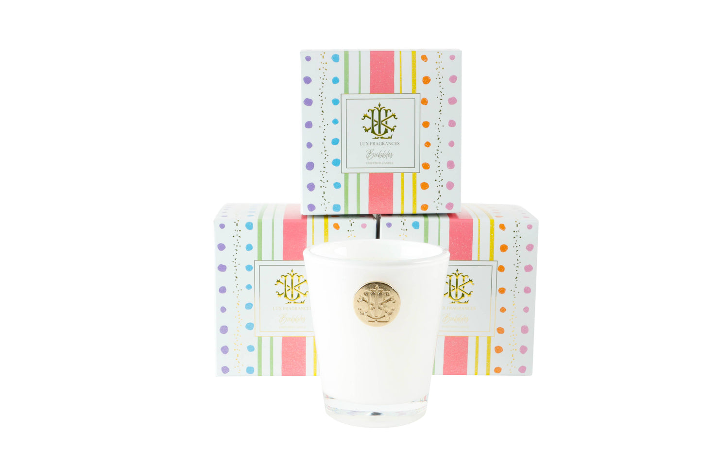 Bubbles 8 oz. Designer Box Candle