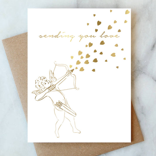Cupid Sending You Love Card | Valentine Love Friendship