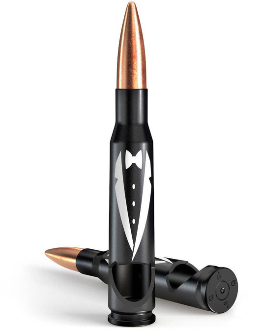 Groomsmen Tuxedo - 50 Caliber BMG Real Bullet Bottle Opener