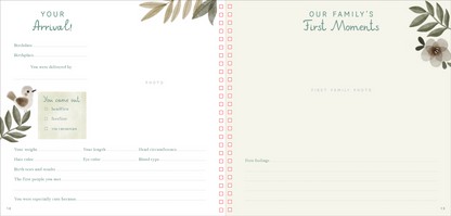 Baby's First Years: Baby Book and Keepsake Photo Album