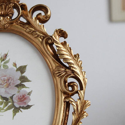 Vagabond Vintage - Baroque Crown Oval Photo Frame
