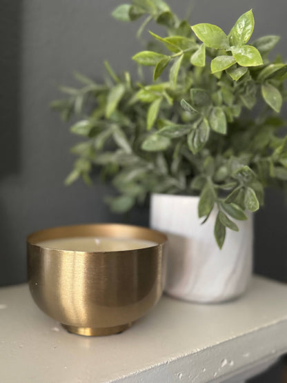 Brushed Gold Bowl - 14 Ounces