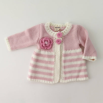 Parfait Pink Stripe Sweater Baby & Toddler
