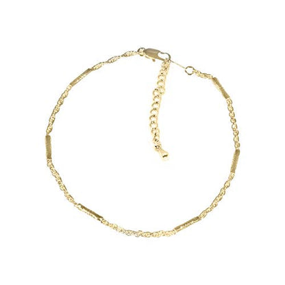 14K Gold-Plated Anklet Bracelet