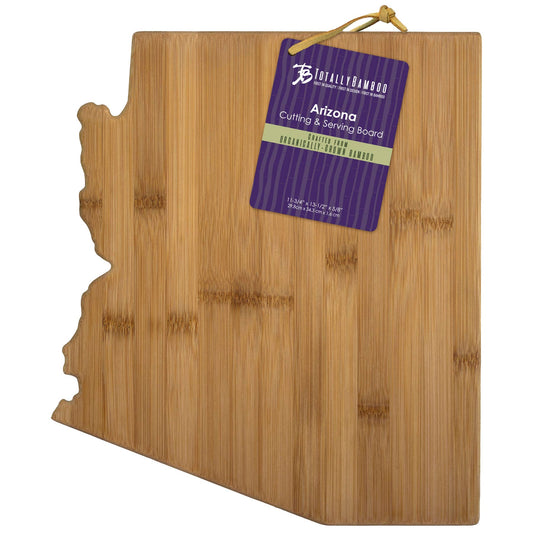 Arizona State-Shaped Bamboo Serving & Cutting Board