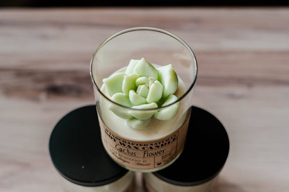 Cactus Flower 8oz Scented Soy Wax Candle