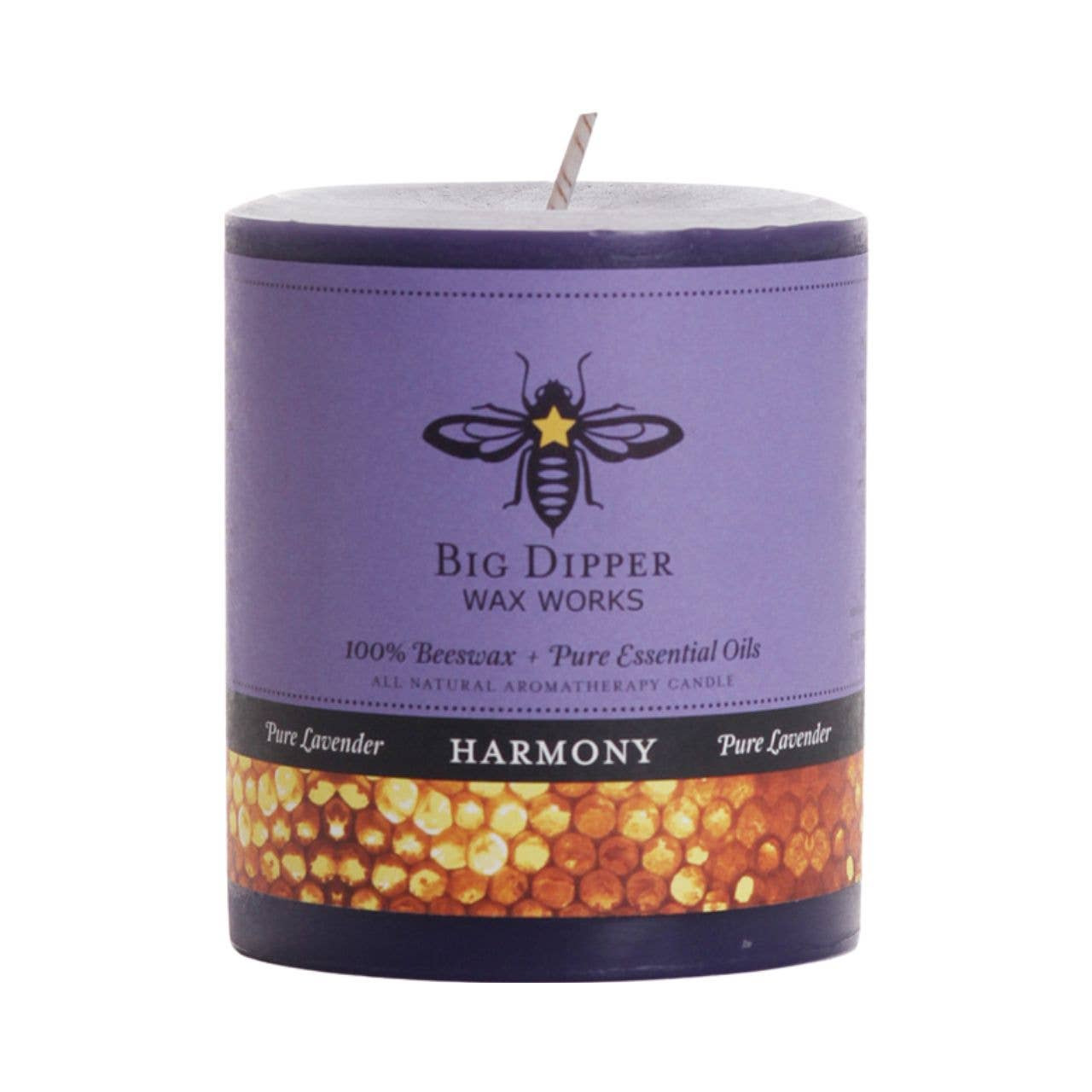 Beeswax Pillar Candle – Aromatherapy