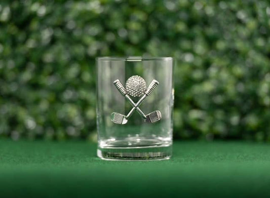 Golf Jewel Old Fashioned Glass