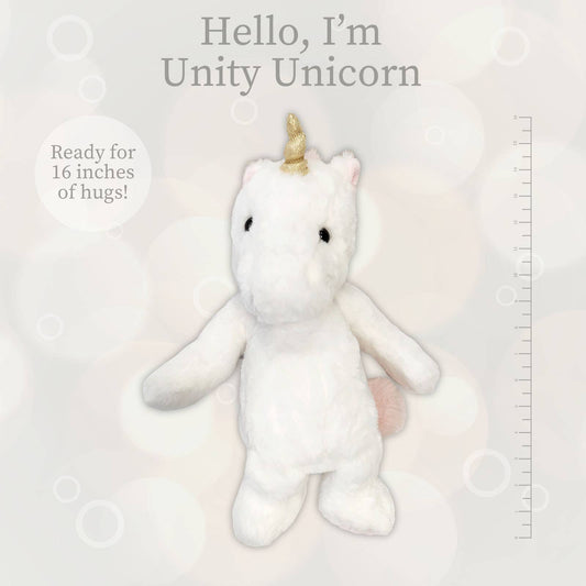 16 in - Unity White Unicorn