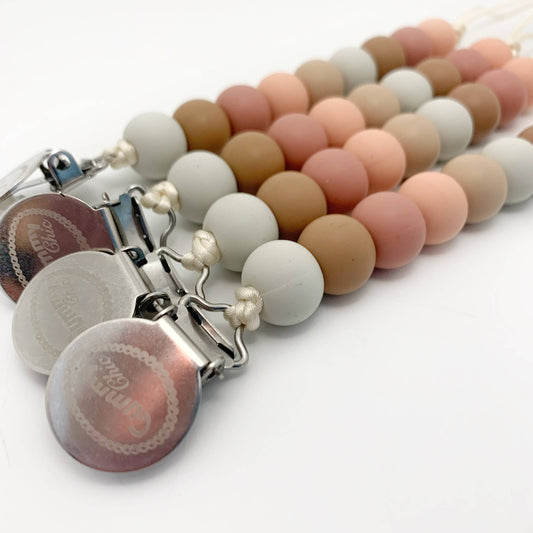 Sienna Pacifier Clip  Silicone Dummy Holder