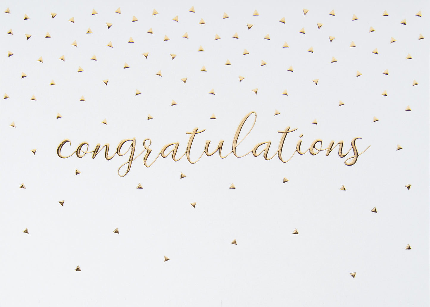 Congrats Triangles Greeting Card