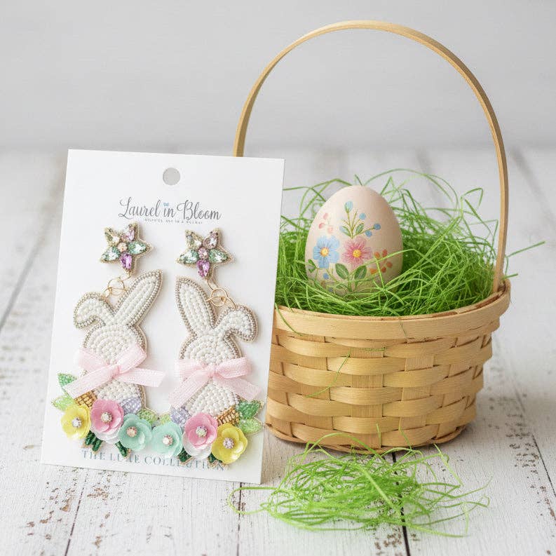 Bunny Blossoms & Bows Earrings