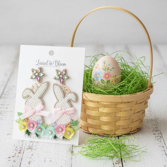 Bunny Blossoms & Bows Earrings