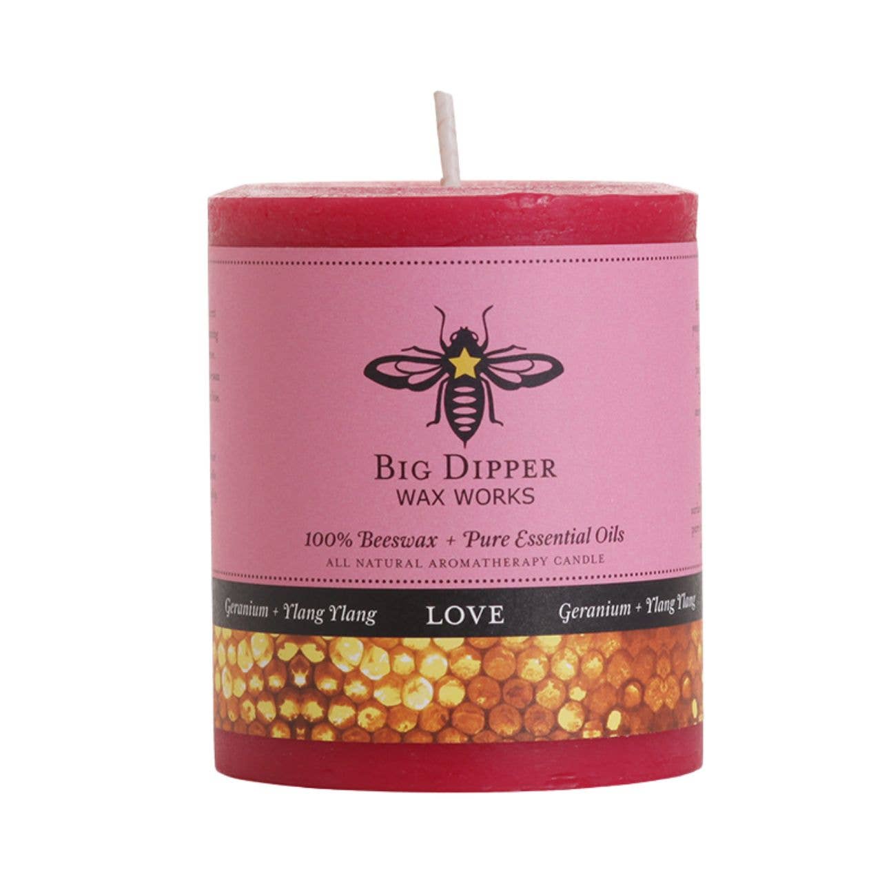 Beeswax Pillar Candle – Aromatherapy