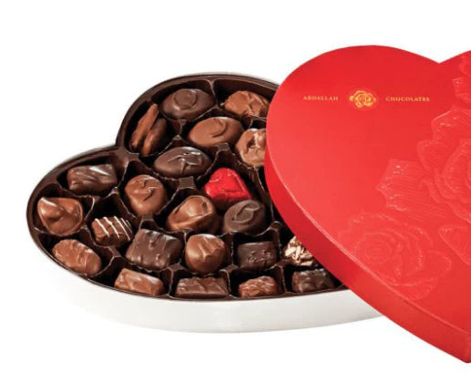 Embossed Heart Box 3.75 oz