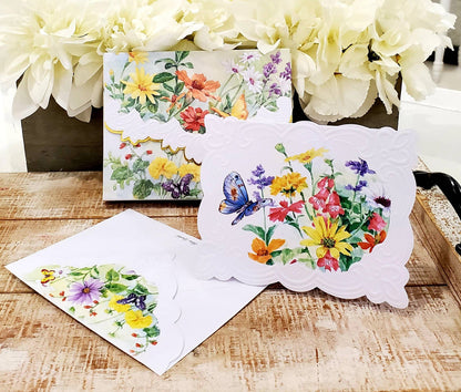 Spring Meadow Boxed Portfolio Note Cards