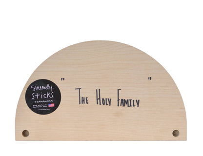 Escultura de madera del Nacimiento "La Sagrada Familia"