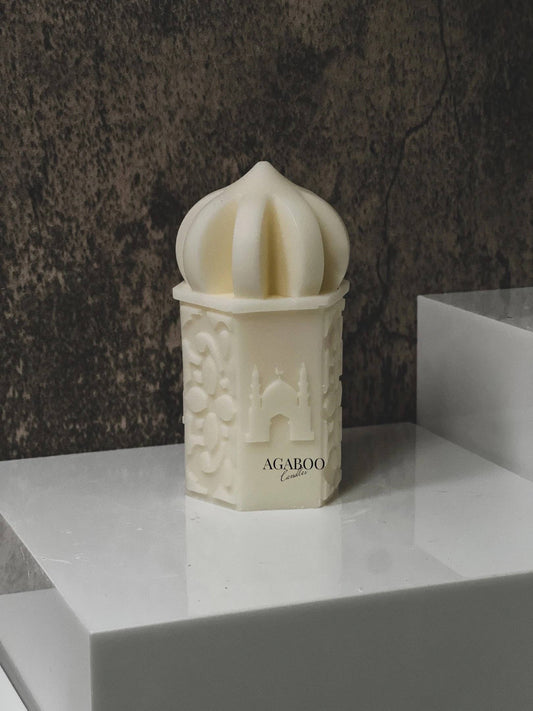 Castle Cylindrical Candle 2x4.5in - Religion - Shaped