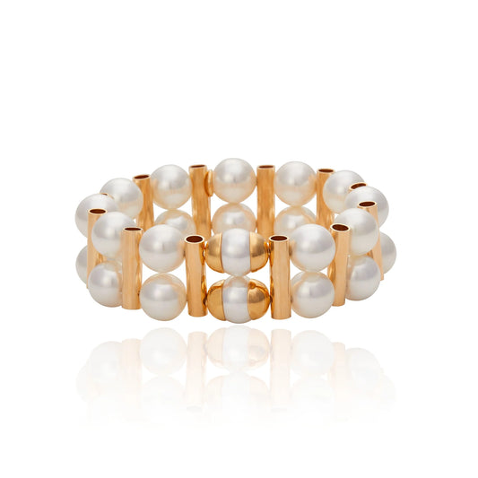 Taj Mahal Duo Bracelet - Pearl