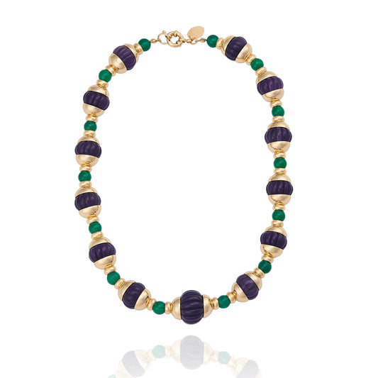 Duomo Bicolor Necklace Amethyst