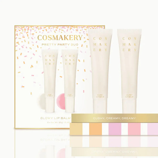 Glowy Lip Balm Duo -Vanilla Glaze/Melon Pop