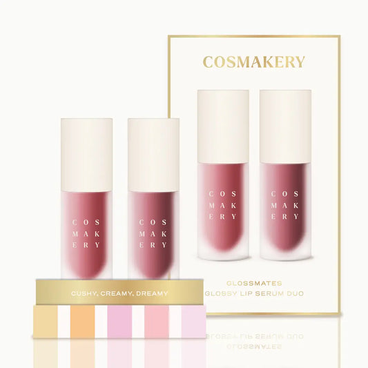 Glowy Lip Balm Duo-Vanilla Glaze/Warm Sugar