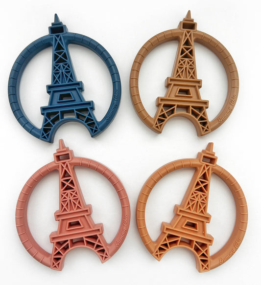 Vintage-inspired Paris Tower Teether