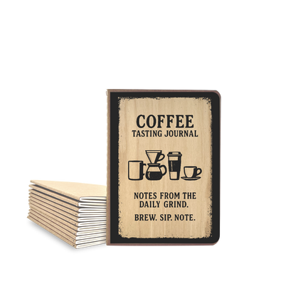 Coffee Tasting Journal - Wood Cover