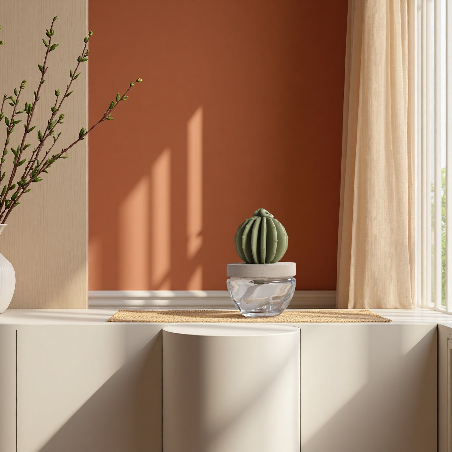 Cactus Ceramic Diffuser Gift Set