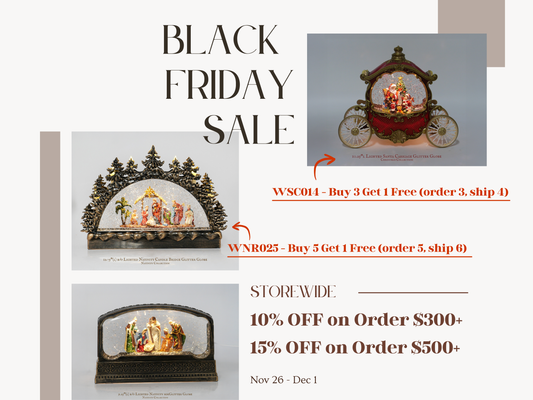 10.125"(L) Accordion Glitter Globe – Festive Xmas Decor