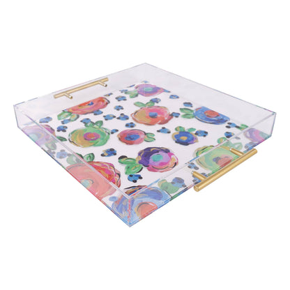 Glory Haus - Polka Dot Flower Acrylic Tray