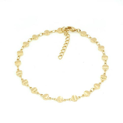 14K Gold-Plated Anklet Bracelet