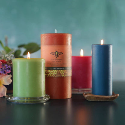 Beeswax Pillar Candle – Aromatherapy