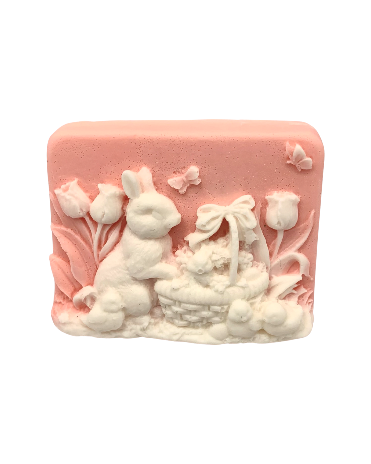 Soaping Rabbit 3D Rabbits and chicks in a basket bar of soap – The Olive Branch Boutique