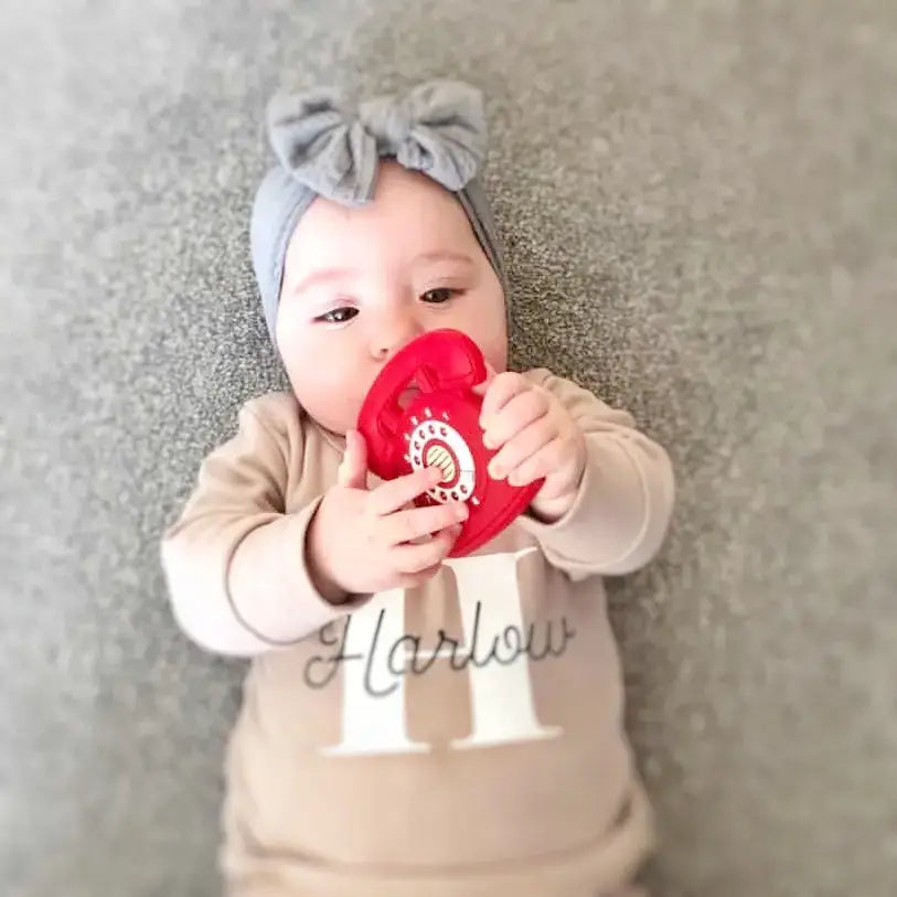 Vintage Phone Teether Toy for Teething Babies -Fun Baby Gift