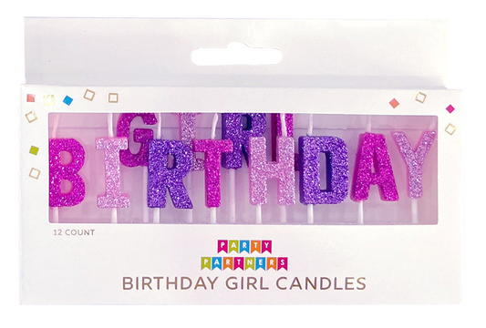 Birthday Girl Candle Set